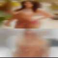Topless women overalls nude